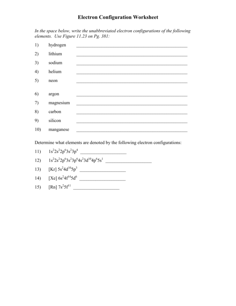 13-best-images-of-electron-configuration-worksheet-with-answers